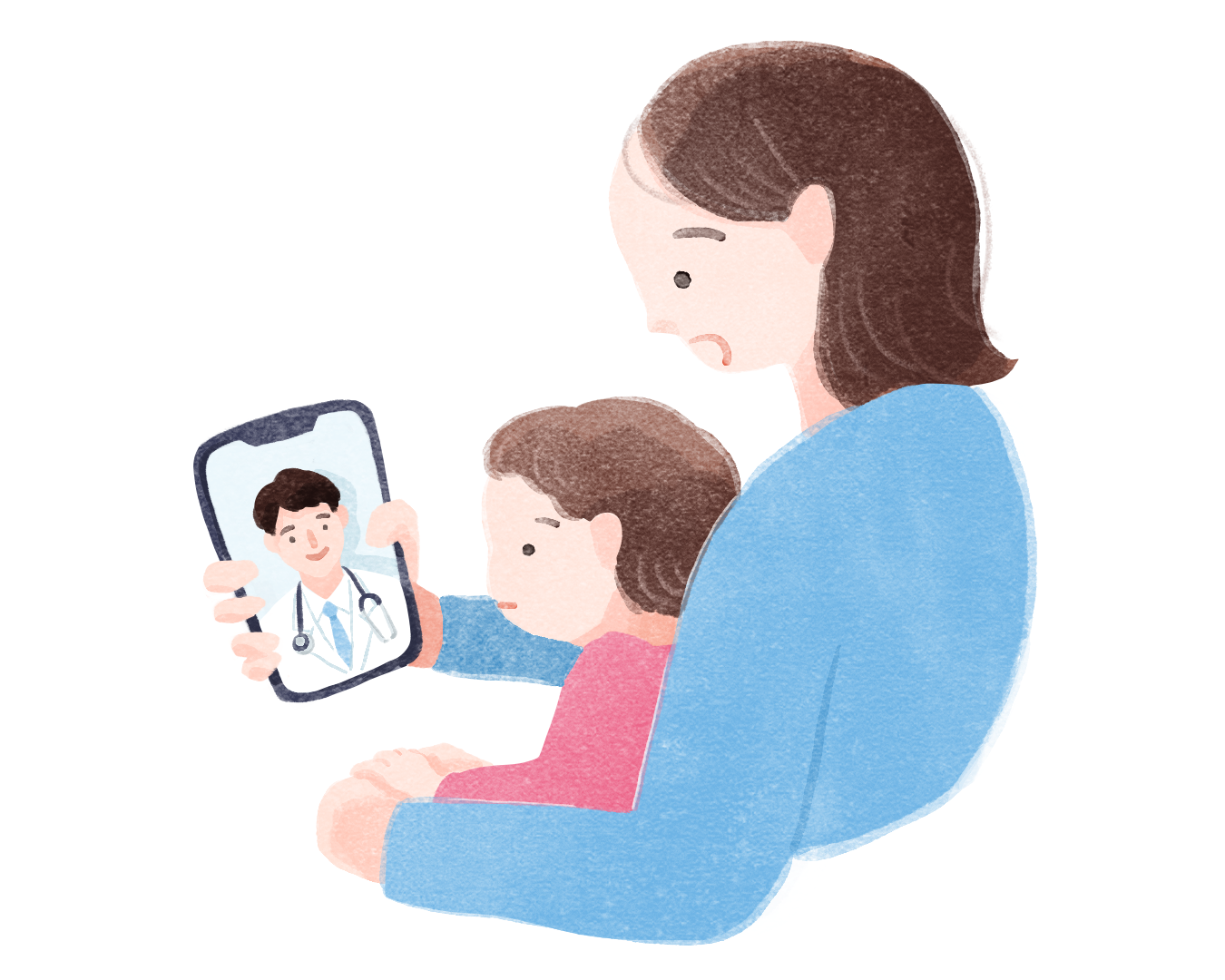 アプリをダウンロードして受診